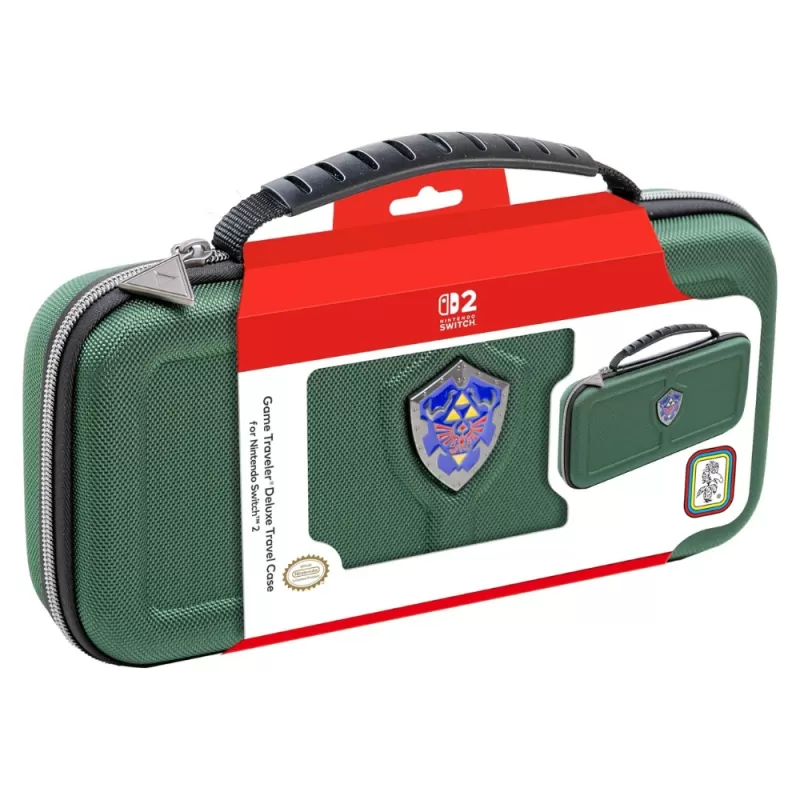 Estuche RDS para Nintendo Switch 2 Game Traveler Deluxe - Zelda Hylian Shield (HS12GRN)