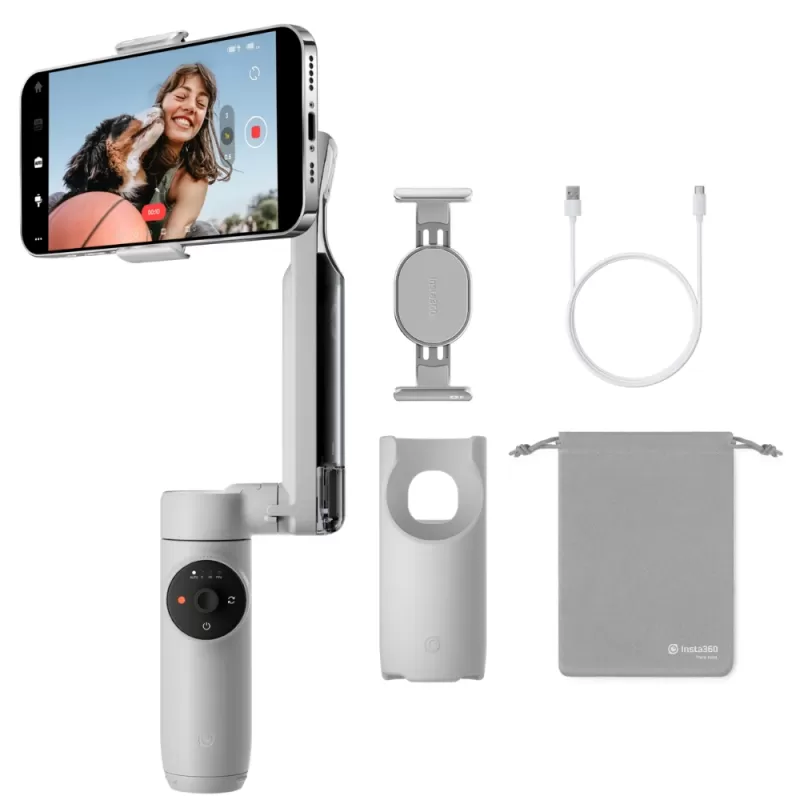 Estabilizador Insta360 Flow - Stone Gray (CINSABBA...