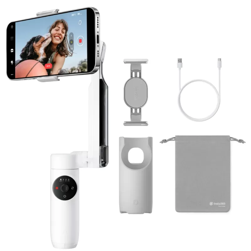 Estabilizador Insta360 Flow - Summit White (CINSAB...