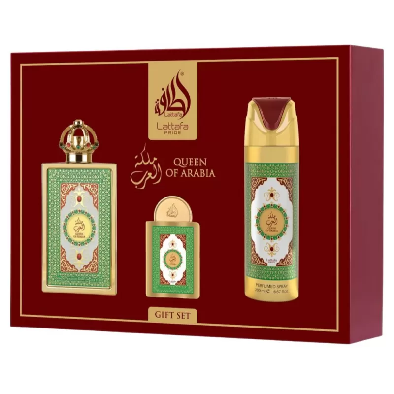 Set Perfume Lattafa Pride Queen of Arabia (3pcs) -...