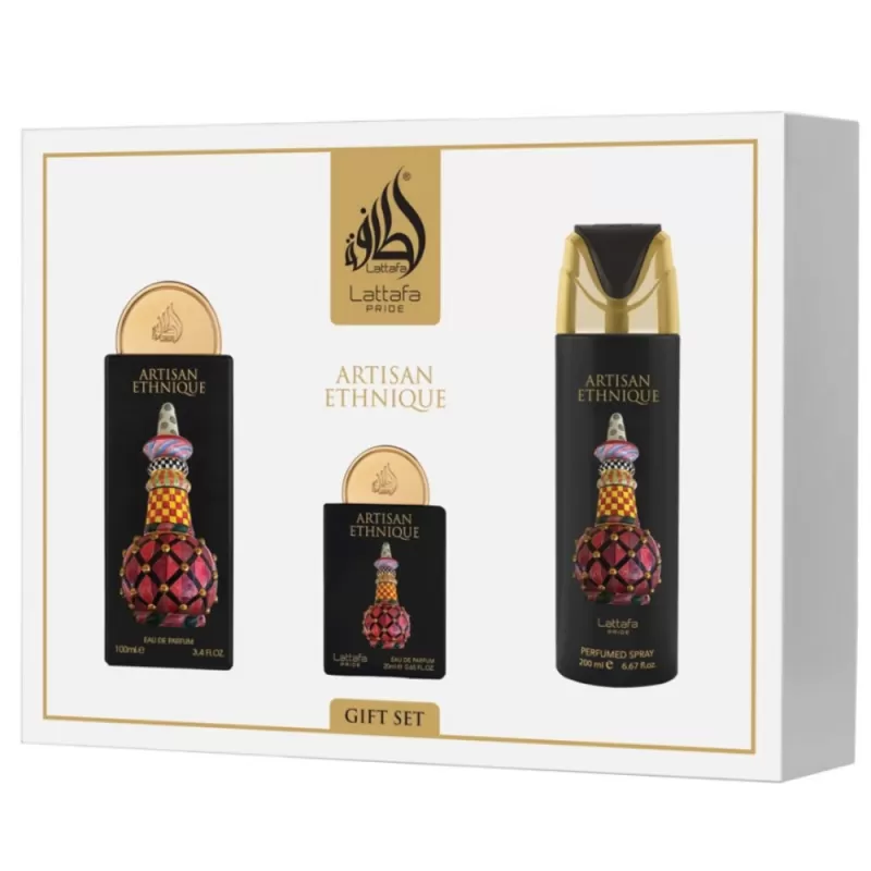 Kit Perfume Lattafa Pride Artisan Ethnique EDP 100...