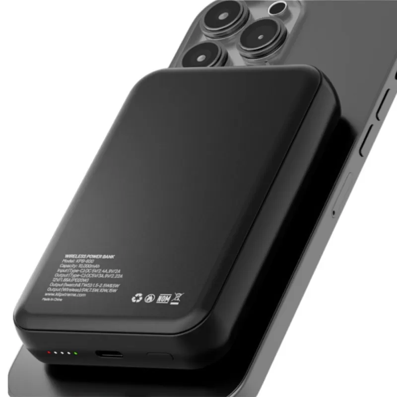 Cargador Portátil Magnético Klipxtreme PowerMag KPB-600 10.000mAh - Black