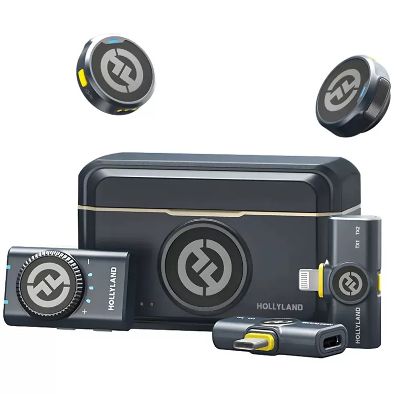 Micrófono Wireless Hollyland Lark M2 Combo USB-C/...