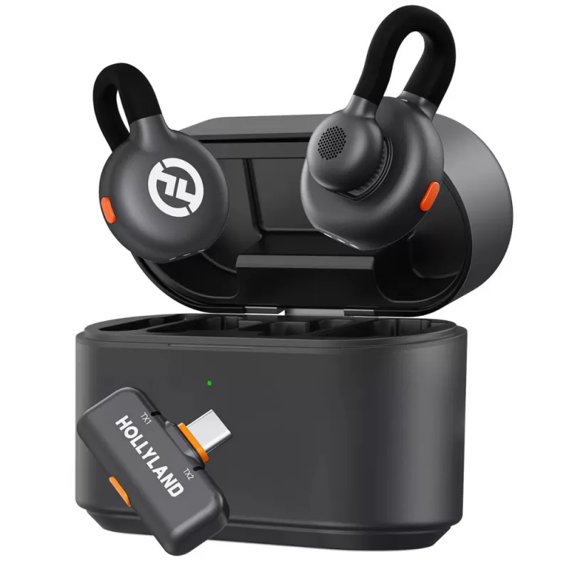 Micrófono Wireless Hollyland Lark M2S Duo USB-C -...