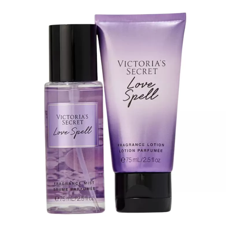 Kit Victoria's Secret Love Spell Body Splash 75mL ...