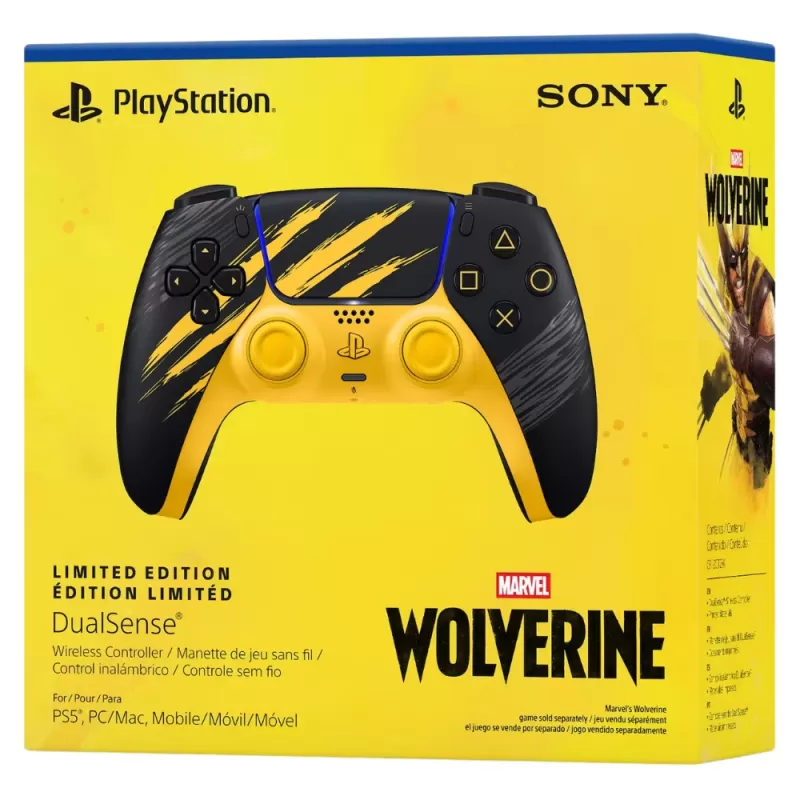 Control Sony Dualsense para PlayStation 5 CFI-ZCT2W - Marvel Wolverine Limited Edition