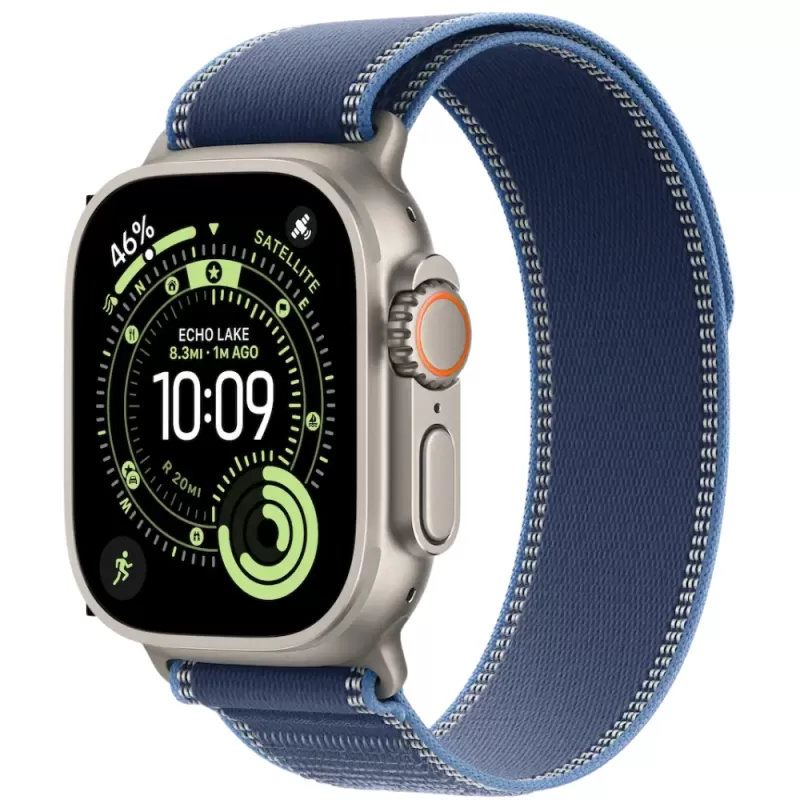 Apple Watch Ultra 3 MEWR4LW/A 49mm (GPS+Cellular) - Natural Titanium/Blue Trail Loop