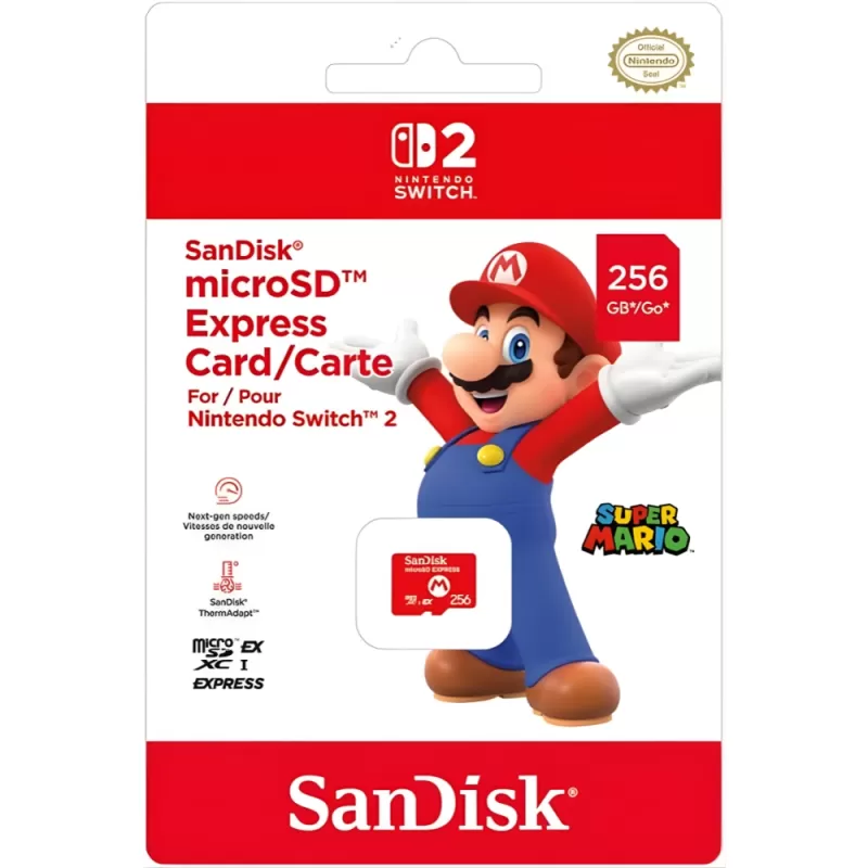 Memoria micro SD Express SanDisk 256GB para Ninten...
