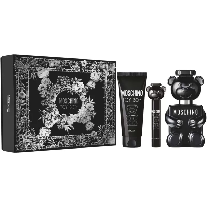 Kit Perfume Moschino Toy Boy EDP 100mL + Body Gel ...