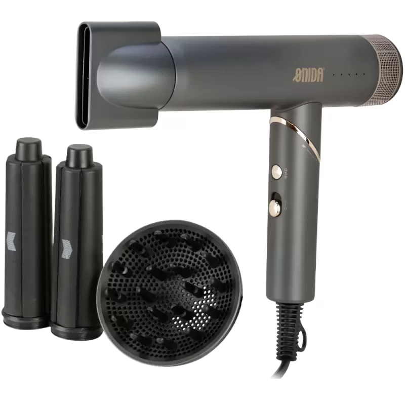 Secador de Cabello Onida Fast Dry ON-6001 1800W 2V - Black