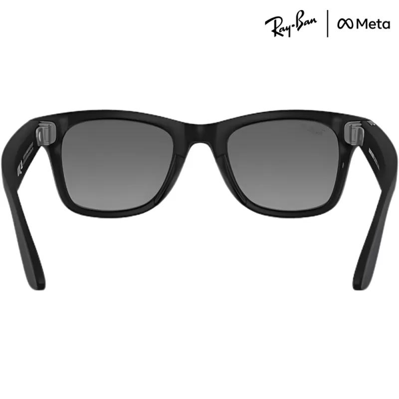 Lente de Sol Smart Ray-Ban Meta Wayfarer (Gen 2) RW4012 -Matte Black/Polar Gradient Graphite