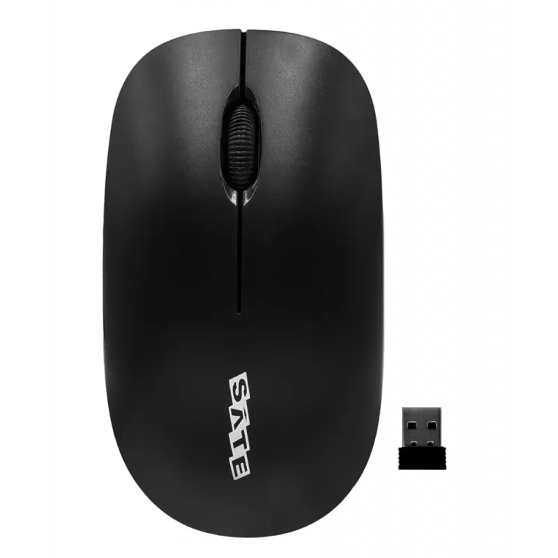 Mouse Wireless Sate A-47G 2.4GHz - Black