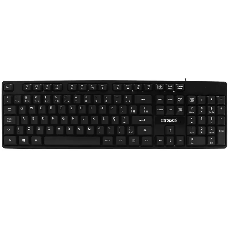 Teclado Sate AK-921 USB - Black (Portugués)