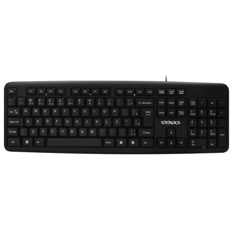 Teclado Sate AK-951 USB - Black (Portugués)