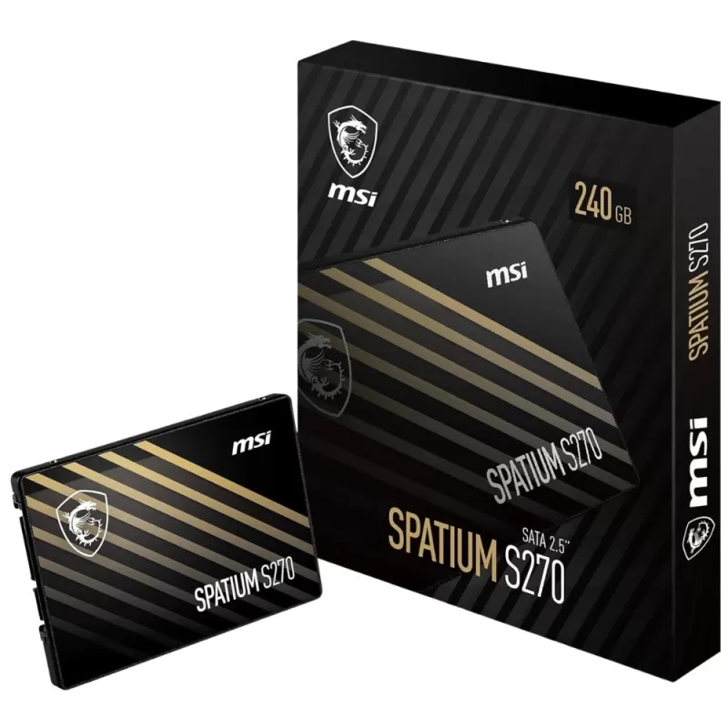 HD SSD Msi Spatium S270 240GB SATA III 2.5" 5...
