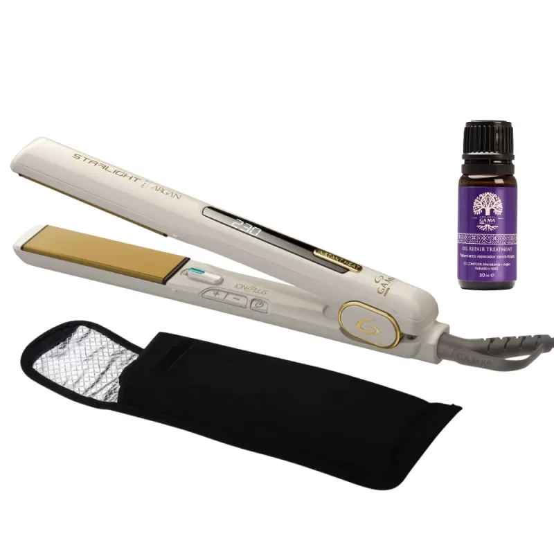 Alisador Gama Starlight Digital IHT Argan 230°C 2...