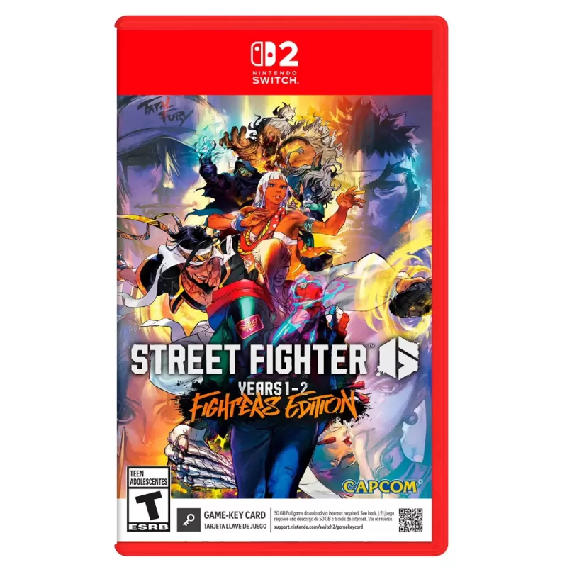 Juego Nintendo Switch 2 Street Fighter 6 Years 1/2...