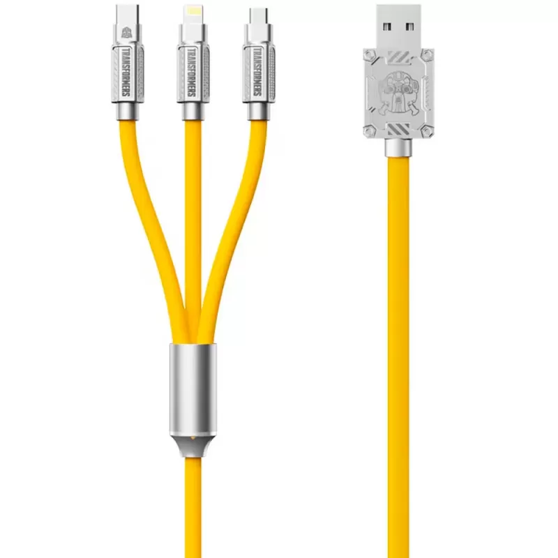Cable Transformer 3 en 1 TF-A03 USB-A/USB-C/microU...