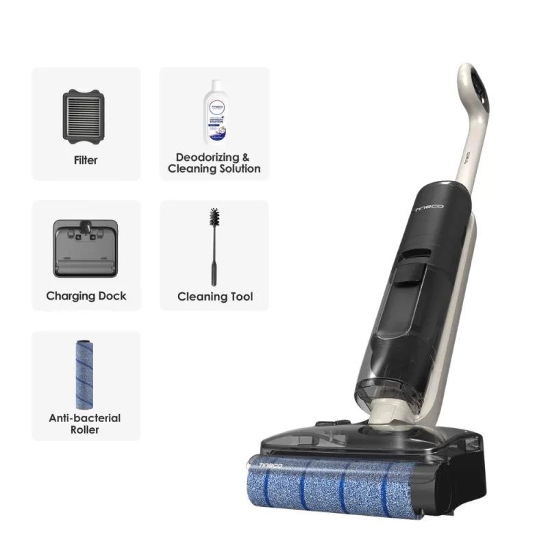 Aspirador/Fregador Tineco Go Hammer Head Mess Detect FW1E0400US 110V - White/Blue