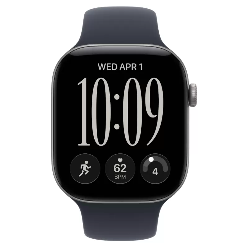 Apple Watch Series 12 MJEJ4BE/A 46mm GPS - Space Gray Aluminum/Navy Blue Sport Band