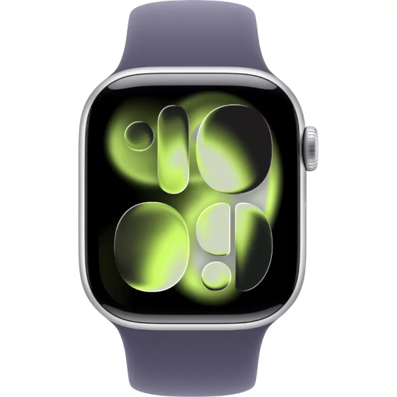 Apple Watch Series 11 MEU64LW/A 42mm GPS - Silver Aluminum/Purple Fog Sport Band