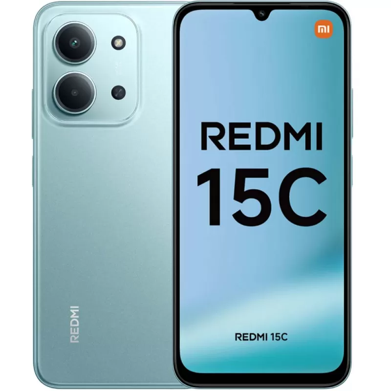 Smartphone Xiaomi Redmi 15C DS LTE 6.9" 4/128GB - Mint Green